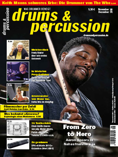 drums percussion 6 2018 cover